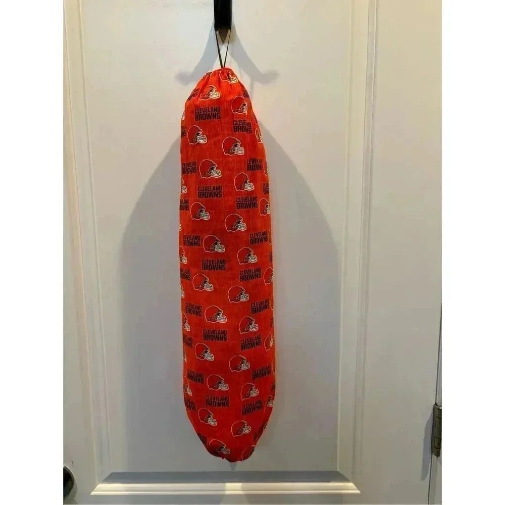 COPY - Handmade Plastic Bag Holder-Cleveland browns